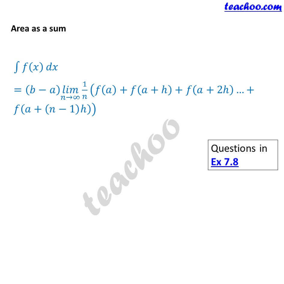 Integration Formula Sheet - Chapter 7 Class 12 Formulas - Part 8