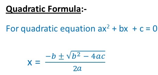 Algebra Formulas - Part 7